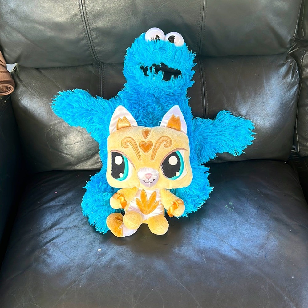 2 for 1 Cookie Monster and Sassiest kitty